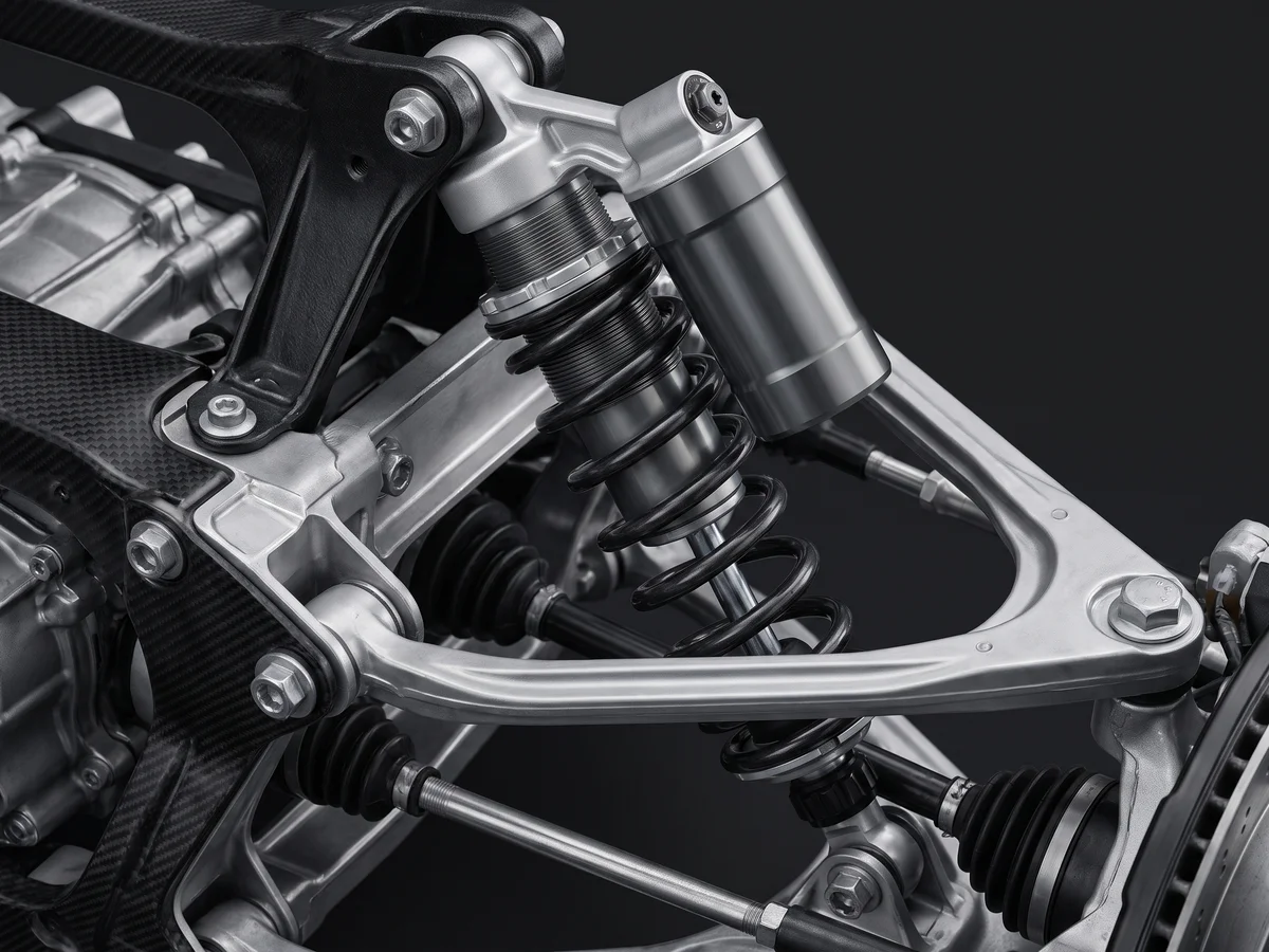 Detail of a suspension assembly